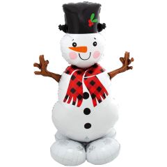 Balloons AirLoonz Snowman 88 x 139 cm, inflate only with air