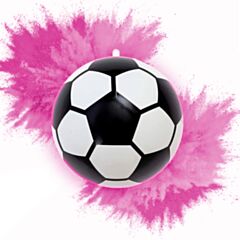 Μπάλα ποδοσφαίρου Gender Reveal με Ροζ Πούδρα 