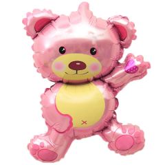 Μπαλόνι minishape BF αρκουδάκι ροζ ND