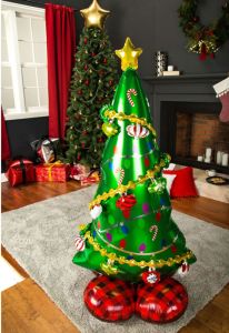 Μπαλόνια AirLoonz Χριστουγεννιάτικο δέντρο 78 x 149 cm φουσκώνουν με αέρα.