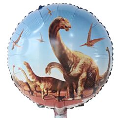 Balloon Round Shape 18'' Dinosaur brontosaurus