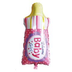 Μπαλόνι Μπιμπερό Welcome Baby Girl - 100 εκατοστά