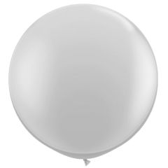 Μπαλόνι λευκό 1 μέτρο ολοστρόγγυλο