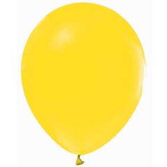 Μπαλόνια 12,5'' ματ κίτρινο (15 τεμάχια)
