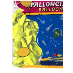 Μπαλόνια latex κίτρινο 12 ιντσών Rocca Italy balloons 100 τεμάχια