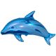 Μπαλόνια δελφίνι μπλε 83 εκατοστά