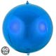 Μπαλόνια foil μπλε 4D στρογγυλά 60 εκατοστών 