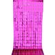 Κουρτίνα ροζ μεταλλικό φύλλο διακοσμητικό (2 μέτρα Χ 1 μέτρο)