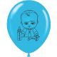 Μπαλόνια 12 ιντσών γαλάζια, παιδάκι με μπιμπερό (100 τεμάχια)
