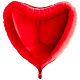 Μπαλόνι foil 36 ιντσών κόκκινη καρδιά, Flexmetal