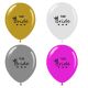 Μπαλόνια 12 ιντσών τυπωμένα Team Bride (15 τεμάχια)