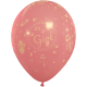 Μπαλόνια 12 ιντσών ροζ τυπωμένα It's a girl New (100 τεμάχια)