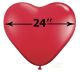 Μπαλόνι RR-24 καρδιά τεμάχιο