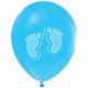 Μπαλόνια 12,5'' Πατούσα γαλάζιο (15 τεμάχια)
