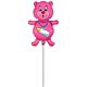 Μπαλόνια αρκουδάκι ροζ 25 εκατοστά minishape