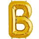 Μπαλόνια γράμματα 1 μέτρο χρυσό B