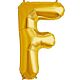 Μπαλόνια γράμματα 1 μέτρο χρυσό F