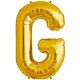Μπαλόνια γράμματα 1 μέτρο χρυσό G