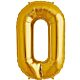 Μπαλόνια γράμματα 1 μέτρο χρυσό O