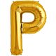 Μπαλόνια γράμματα 1 μέτρο χρυσό P