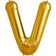 Μπαλόνια γράμματα 1 μέτρο χρυσό V
