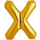 Μπαλόνια γράμματα 1 μέτρο χρυσό X