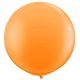 Μπαλόνι πορτοκαλί 1 μέτρο πλακέ