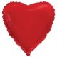 Balloons 18'' heart red, Flexmetal