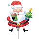 Μπαλόνι minishape Άγιος Βασίλης με δεντράκι στο χέρι 