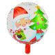 Μπαλόνι 18 ιντσών Άγιος Βασίλης με χριστουγεννιάτικο δέντρο BF74