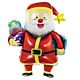 Μπαλόνι supershape Santa Claus που κρατάει σάκο με δώρα