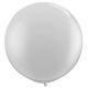 Μπαλόνι λευκό 1 μέτρο ολοστρόγγυλο