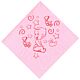 Pink Napkins 33cm printed With Baby Desgns (100pcs) Pack