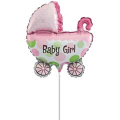 Μπαλόνι minishape καρότσι Baby girl ND