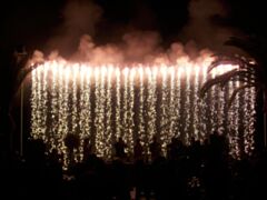 Fireworks waterfall fountain 6m