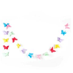 Garland 3d butterflies paper hanging 