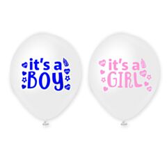  Αυτοκόλλητο 27 εκατοστά It's a Girl ροζ, για κάθε χρήση