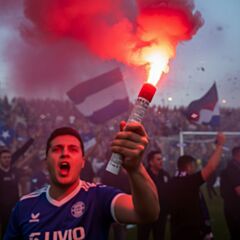 Ποσειδών Πυρσός Χειρός Κόκκινος