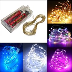 Led Πράσινος φωτισμός με μπαταρίες - 3 μέτρα μήκος με 30 Led λαμπάκια