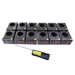 Fireworks system 12 pcs with base