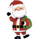 Balloons Santa Claus Air walker 1,52 m