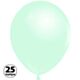 Μπαλόνι 12'' (30cm) Μέντα Macaron (25 Tεμάχια) - Marco Polo Quality Balloons