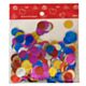 Round confetti multicolor 1,5 cm, pack 22 gr