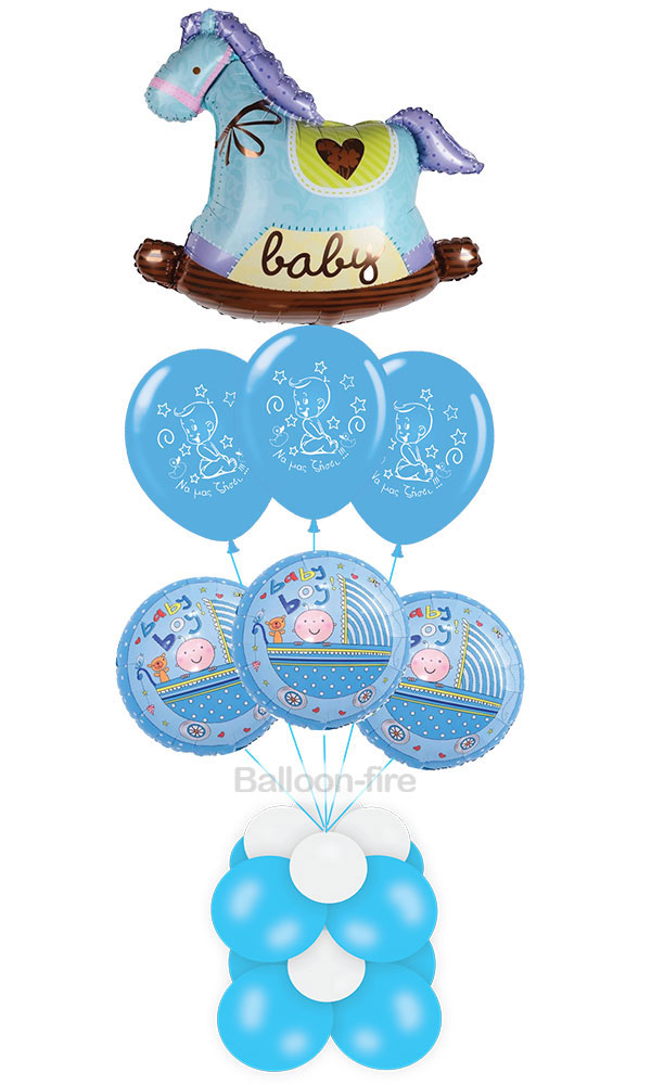 Μπαλόνια για γέννηση κωδικός | Ε4