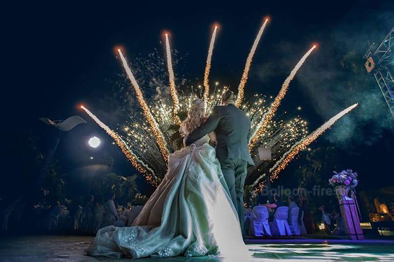 Πυροτεχνήματα γάμου | Βεντάλια πυροτέχνημα