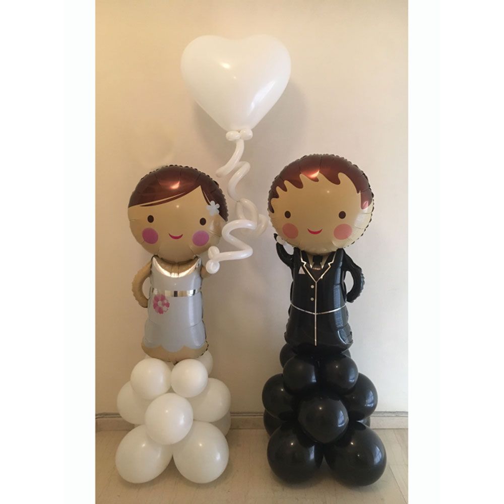 Μπαλόνι γαμπρός και νύφη