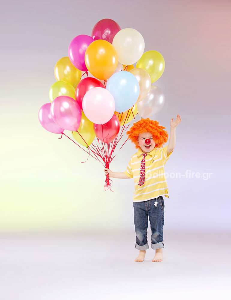 Μπαλόνια πολύχρωμα με ήλιο